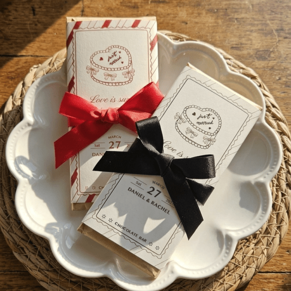 Personalized wedding favors, Chocolate Wedding Favors, Custom Wording Wedding Favors, Love is Sweet | Hershey Chocolate Bar R-1
