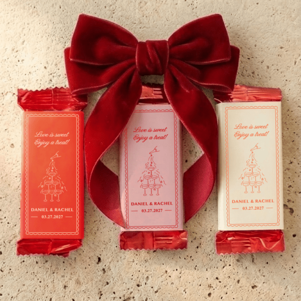 Love is Sweet Wedding Favors, Whimsical Wedding Favors, Personalized Wedding Favor, Custom Chocolate Bar| Kitkat