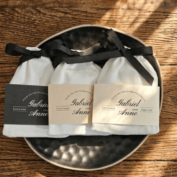 Minimalist Wedding Favor, Personalized Wedding Favors, Sweets Wedding Favors | Buttery Palmiers