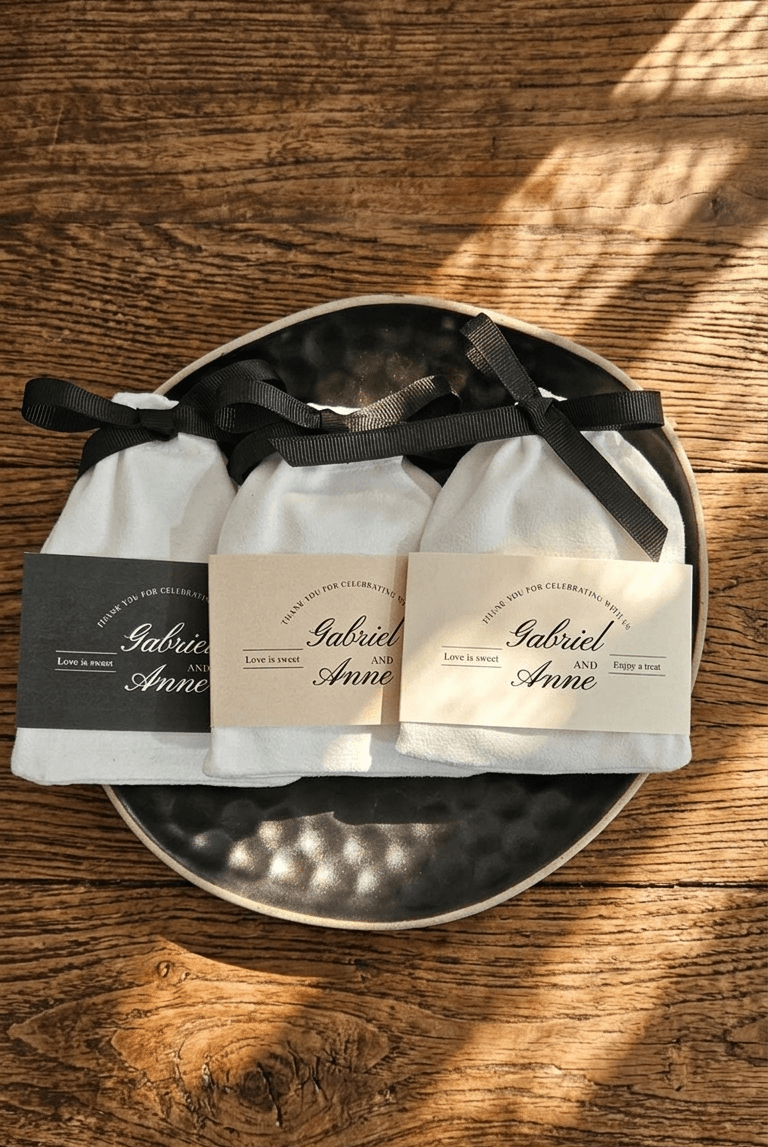 Minimalist Wedding Favor, Personalized Wedding Favors, Sweets Wedding Favors | Buttery Palmiers