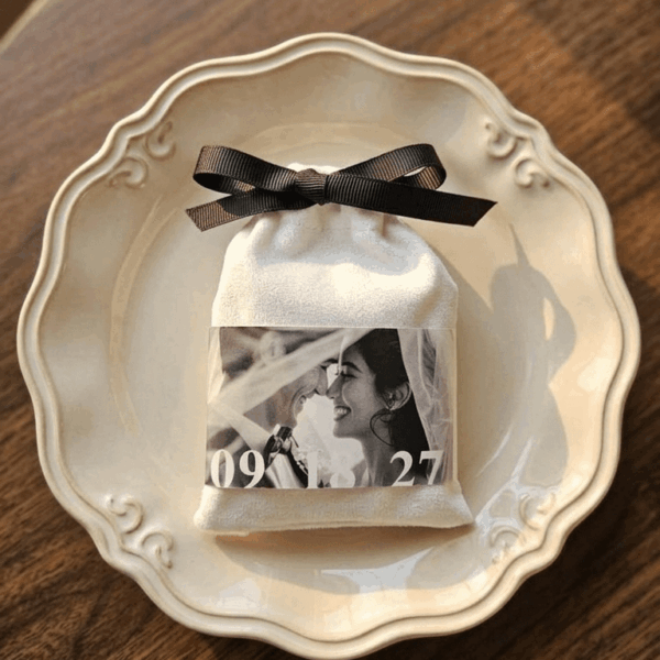 Photo Wedding Favors, CustomWedding Favors, Unique Wedding Favor, Black and White| Buttery Palmiers- P1