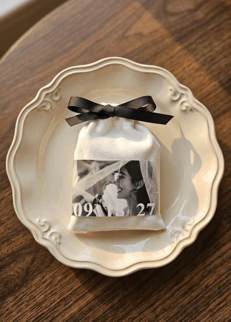 Photo Wedding Favors, CustomWedding Favors, Unique Wedding Favor, Black and White| Buttery Palmiers- P1