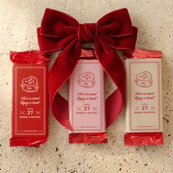 Love is Sweet Wedding Favors, Whimsical Wedding Favors, Personalized Wedding Favor, Chocolate Wedding Favor | Kitkat