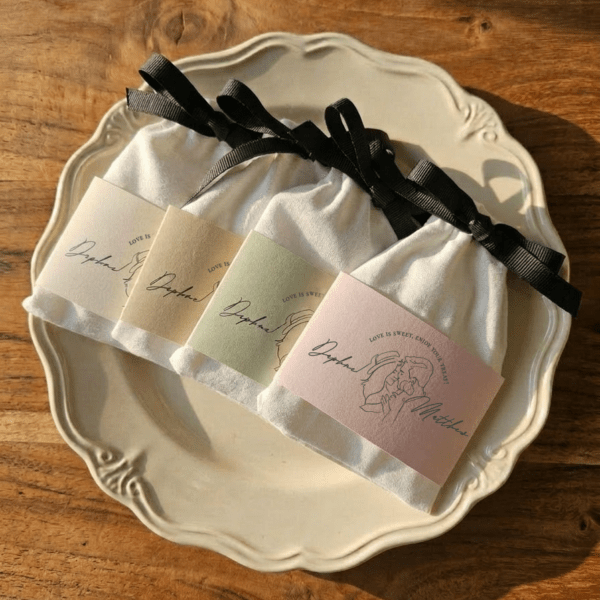 Heart-shaped Wedding Favor, Personalized Wedding Favors, Unique Custom Wedding Favors, Custom Portraits | Buttery Palmiers