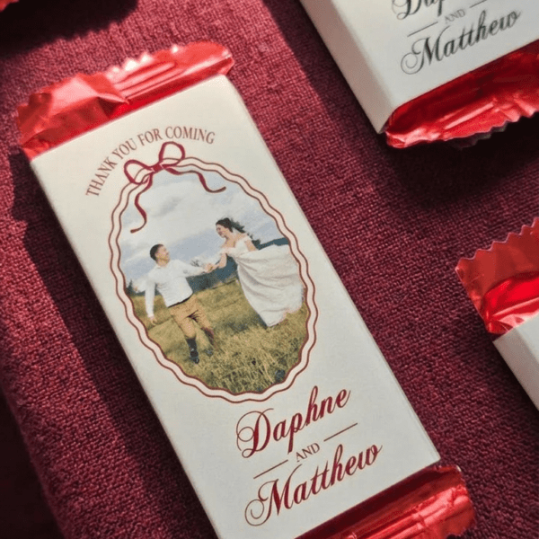 Custom Photo Wedding Favor, Personalized Wedding Favor, Edible Wedding Favors | Kitkat
