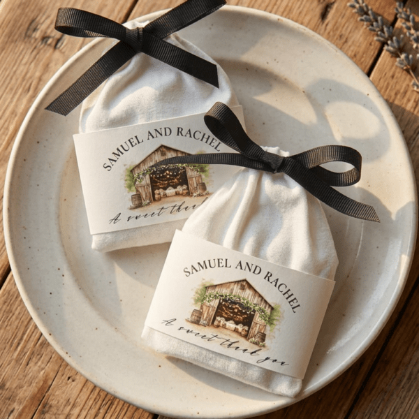 Rustic Wedding Favor, Unique Wedding Favors, Barn Wedding Favors | Buttery Palmiers- RU2